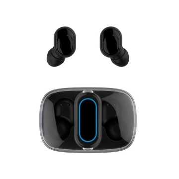 Bluetooth Headphones SOMOSTEL J15 Earbuds TWS Black LED