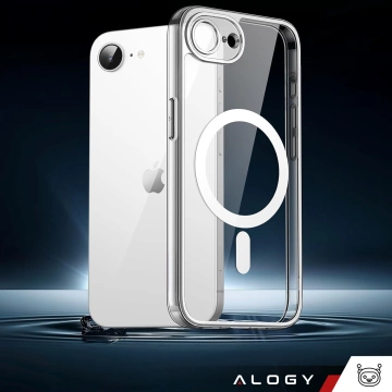 Puzdro pre Apple iPhone 16 Pro Max Alogy Anti-Shock Hybrid Case pre MagSafe Transparent