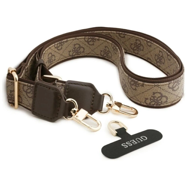 Etui Guess 4G Big Classic Logo Big Strap Metal Buttons do iPhone 17 Pro Brązowy