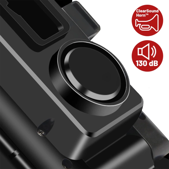 Велосипедний тримач для телефону 4в1 LED Light T6 Front Bell Bike Horn Powerbank 3000mAh Black