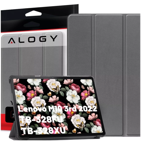 Чохол для планшета Lenovo Tab M10 3gen 3 GEN 10.1 2022 TB328FU TB328XU Housing Case Alogy Book Cover Grey