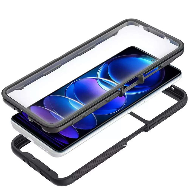 Etui pancerne Alogy Defense360 Pro Screen Protector для Xiaomi Redmi Note 12 5G / Poco X5 чорний