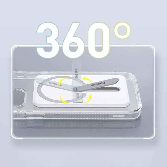 Magnetické puzdro Baseus, magnetické puzdro na telefón iPhone 13 Pro (6,1 "2021) priehľadné