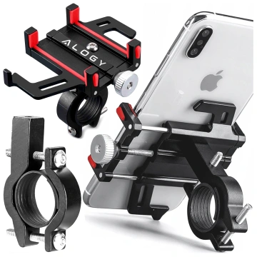 Alogy Bike Phone Phone Holder 55-95mm for Bicycle Bike Motor Scooter Black