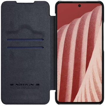 Kožené pouzdro Nillkin Qin pro Samsung Galaxy A73 černé