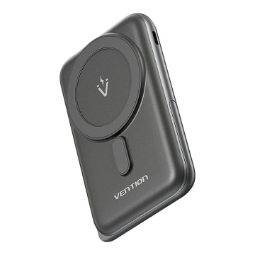 Magnetic Powerbank Vention FHNB0 20W, 10000 mAh (Black)