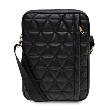 Guess Torba GUTB10QLBK 10" czarna/čierna prešívaná taška na tablet