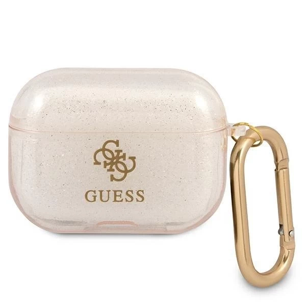 Guess GUAPUCG4GD kryt AirPods Pro złoty/gold Glitter Collection