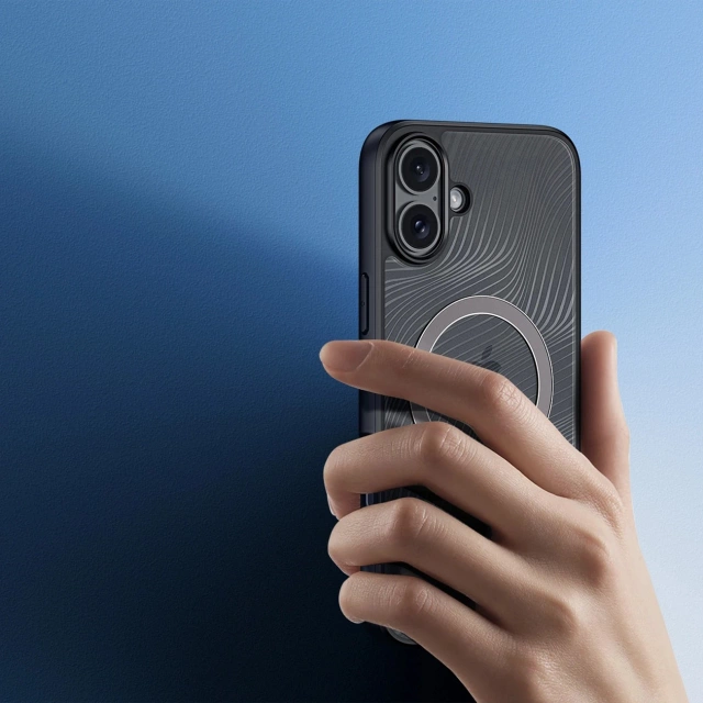 Puzdro Dux Ducis Aimo Mag s MagSafe pre iPhone 16 – čierne