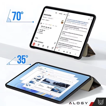 Puzdro pre Apple iPad 10.9 Gen 10 2022 Obal na tablet Alogy Book Case Cloudy Marble Marble