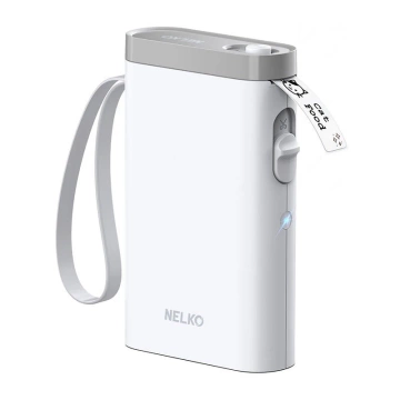 Nelko P21 Bluetooth USB-C Thermal Label Printer White