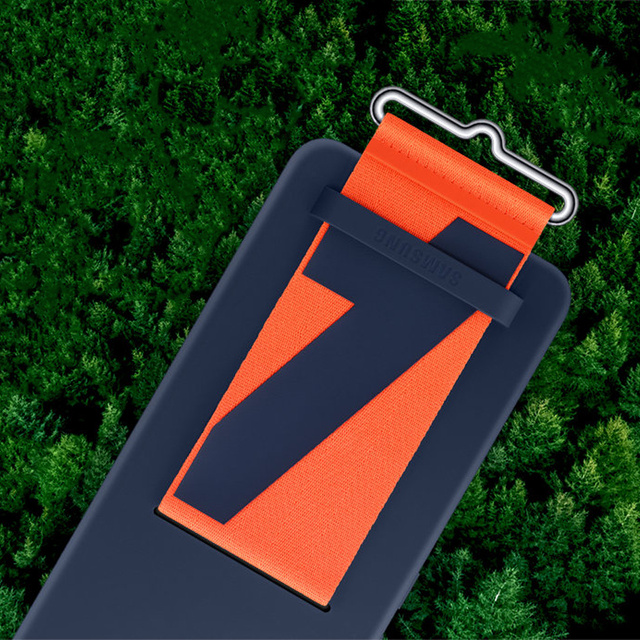 Оригінальний чохол Samsung Silicone Cover Strap для Samsung Galaxy A53 5G Navy Blue