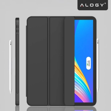 Alogy Book Cover Pencer Case Ochranné puzdro s držiakom pera pre Apple iPad Air 4 2020 / Air 5 2022 10,9" čierne