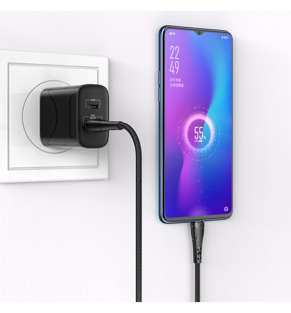 USB to Micro USB cable, Mcdodo CA-7451, 1.2m (black)