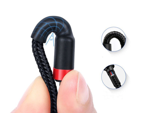 Baseus Kabel Cafule 2x USB-C QC 3A 1m PD červený čierny