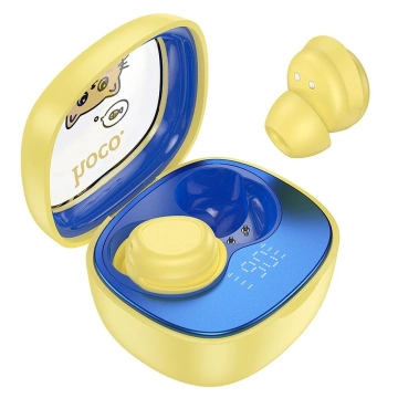 Дитячі TWS-навушники Hoco EW111 Bluetooth 5.4 жовтого кольору