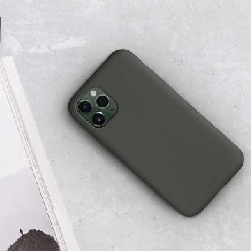 UNIQ obal Lino Hue iPhone 11 Pro Max šedý / mechově šedý