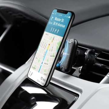Автомобільний магнітний тримач Forcell Carbon для вентиляційного отвору