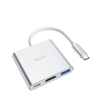 HOCO Adapter HUB HB14 Typ C (USB3.0   HDMI   PD 67W) [EOL]
