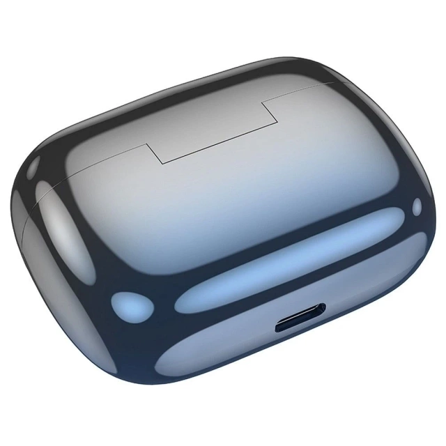 Бездротові Bluetooth-навушники HOCO TWS ANC ENC EQ16 – сині з зарядним кейсом