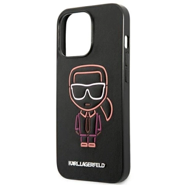 Etui Karl Lagerfeld KLHCP13XTUOK na iPhone 13 Pro Max 6,7" pevné puzdro Karl Ikonik Outline