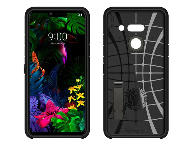 Etui Spigen Slim Armor für LG G8 ThinQ Graphitgrau