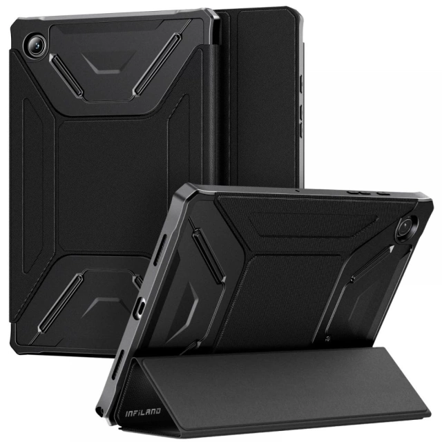 INFILAND RUGGED FOLIO GALAXY TAB A8 10,5 X200 / X205 ČERNÁ