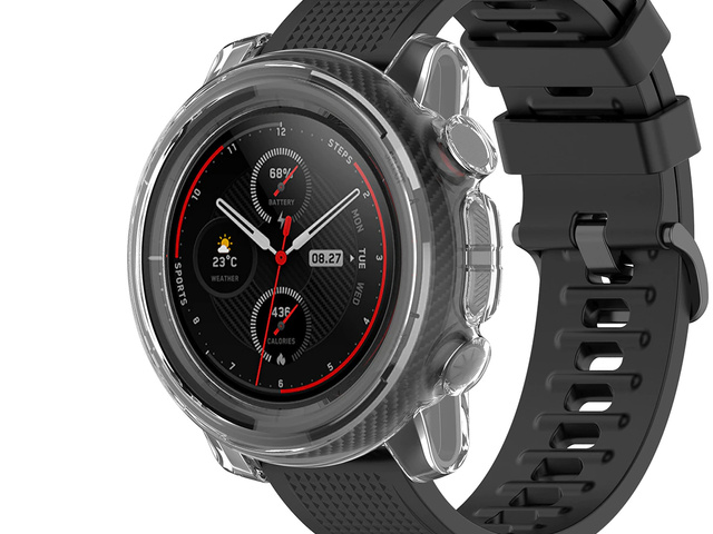 Silicone case Alogy case for Xiaomi Amazfit Stratos 3 Transparent