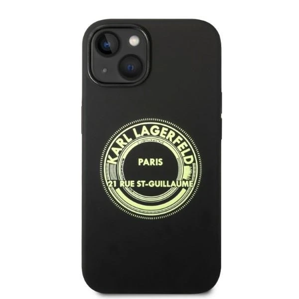 Etui Etui Karl Lagerfeld KLHCP14MSRSGRCK für Apple iPhone 14 Plus 6,7" Hardcase Silikon RSG