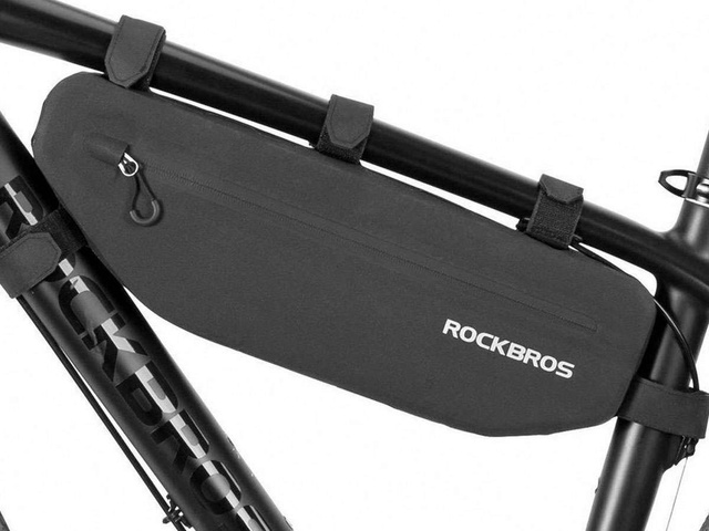 Brašna na pouzdro, brašna na kolo pod rám RockBros AS-043 Black