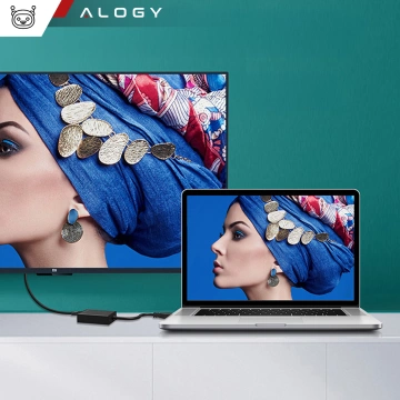 USB 3.0 na HDMI Alogy adaptér Full HD 1080P 60HZ Hub převodník černý