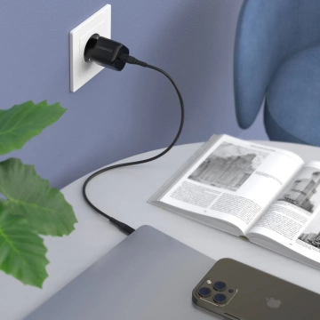 Choetech wall charger GaN USB Type C PD 30W black (PD5007)