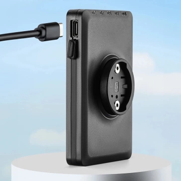 Lampka Rockbros JP008 150 lm + powerbank 5000 mAh IPX6 pod licznik – czarna