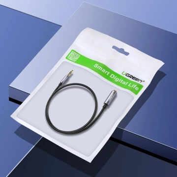 Kábel UGREEN adaptér predlžovací kábel AUX mini jack 3,5 mm 2m modrý (AV118)