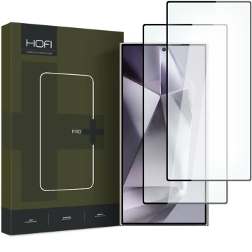 Hofi Glass Pro 2-balení tvrzeného skla pro Samsung Galaxy S24 Ultra Black