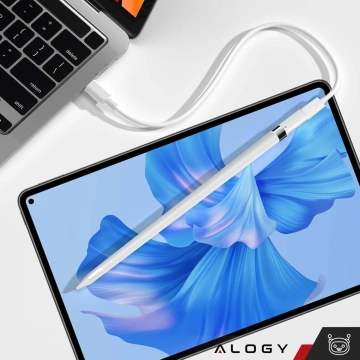 Магнітний стилус Alogy Note & Sketch Pen для Apple iPad Pro/ Air/ Mini White