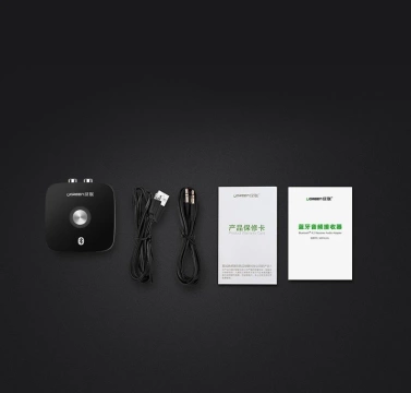 Перехідник UGREEN Bluetooth 5.1 receiver aptX 2RCA / 3.5 mm mini jack black (40759)