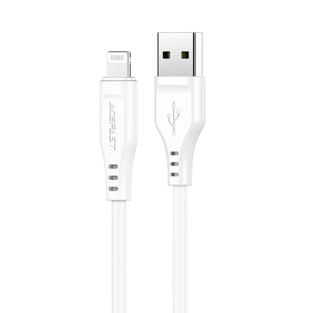 Acefast MFI USB - Lightning cable 1.2m, 2.4A white (C3-02 white)