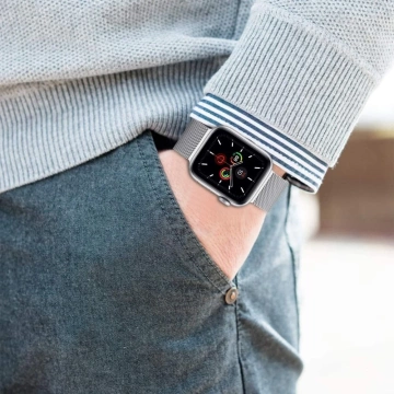 Tech-protect milaneseband apple watch 4 / 5 / 6 / 7 / 8 / se (38 / 40 / 41 мм) чорний