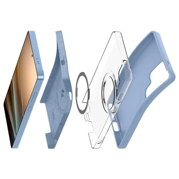 Чохол для Samsung Galaxy S25 Ultra Sapphire Blue Silicone Fit MagSafe Spigen