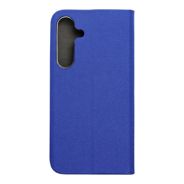 SENSITIVE Book Case für Samsung Galaxy S25 Blau Stand 360