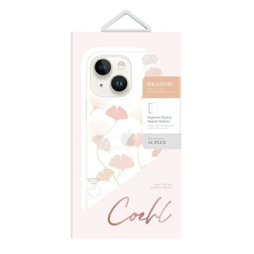 UNIQ Coehl Meadow phone case for Apple iPhone 14 Plus 6.7" pink/spring pink