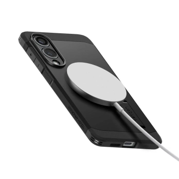 Чохол Spigen Tough Armor MagSafe для Samsung Galaxy S25 Edge, чорний
