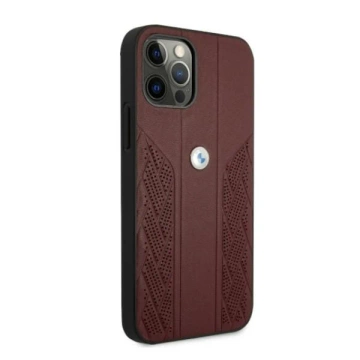 Чохол для телефону BMW BMHCP12LRSPPR для Apple iPhone 12 Pro Max 6.7" red/red hardcase Leather Curve Perforate