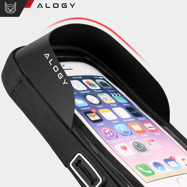 Puzdro Taška na bicykel Puzdro na telefón 6,4 palcový Držiak na riadidlá Bicykel 0,5 l Čierny Nástroje Multitool Keys 16v1 Alogy