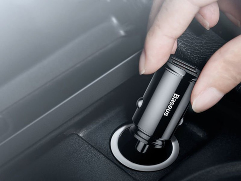 Baseus Dual Quick QC 3.0 2x USB 30W autonabíjačka čierna
