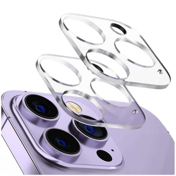 2x sklo objektivu fotoaparátu pro iPhone 15 Pro / 15 Pro Max Alogy čočka čirá průhledná