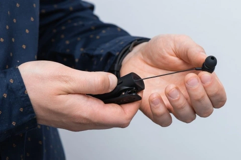 Bezdrôtové Bluetooth 5.3 slúchadlá Forcell F-Audio Drive EarBud čierne