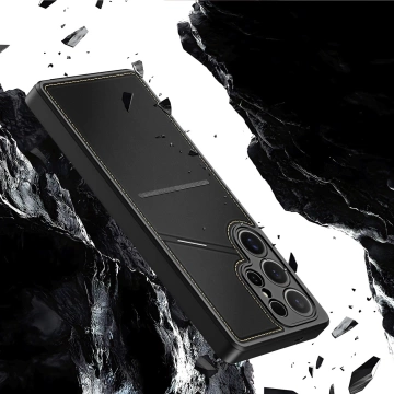 Etui Portfelowe do Samsung Galaxy S25 Ultra Dux Ducis Rafi II Czarny