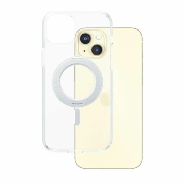 CARE by PanzerGlass Pouzdro s stojánkem pro iPhone 15 Plus 6,7" MagSafe stříbrná/stříbrná 1416